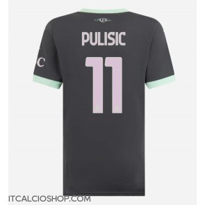 AC Milan Christian Pulisic #11 Terza Maglia Femmina 2024-25 Manica Corta